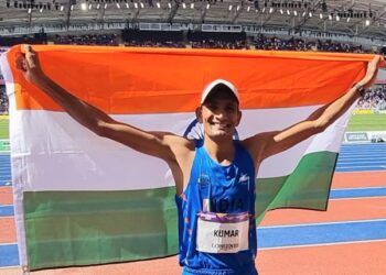 Indian Athlete Sandeep Kumar