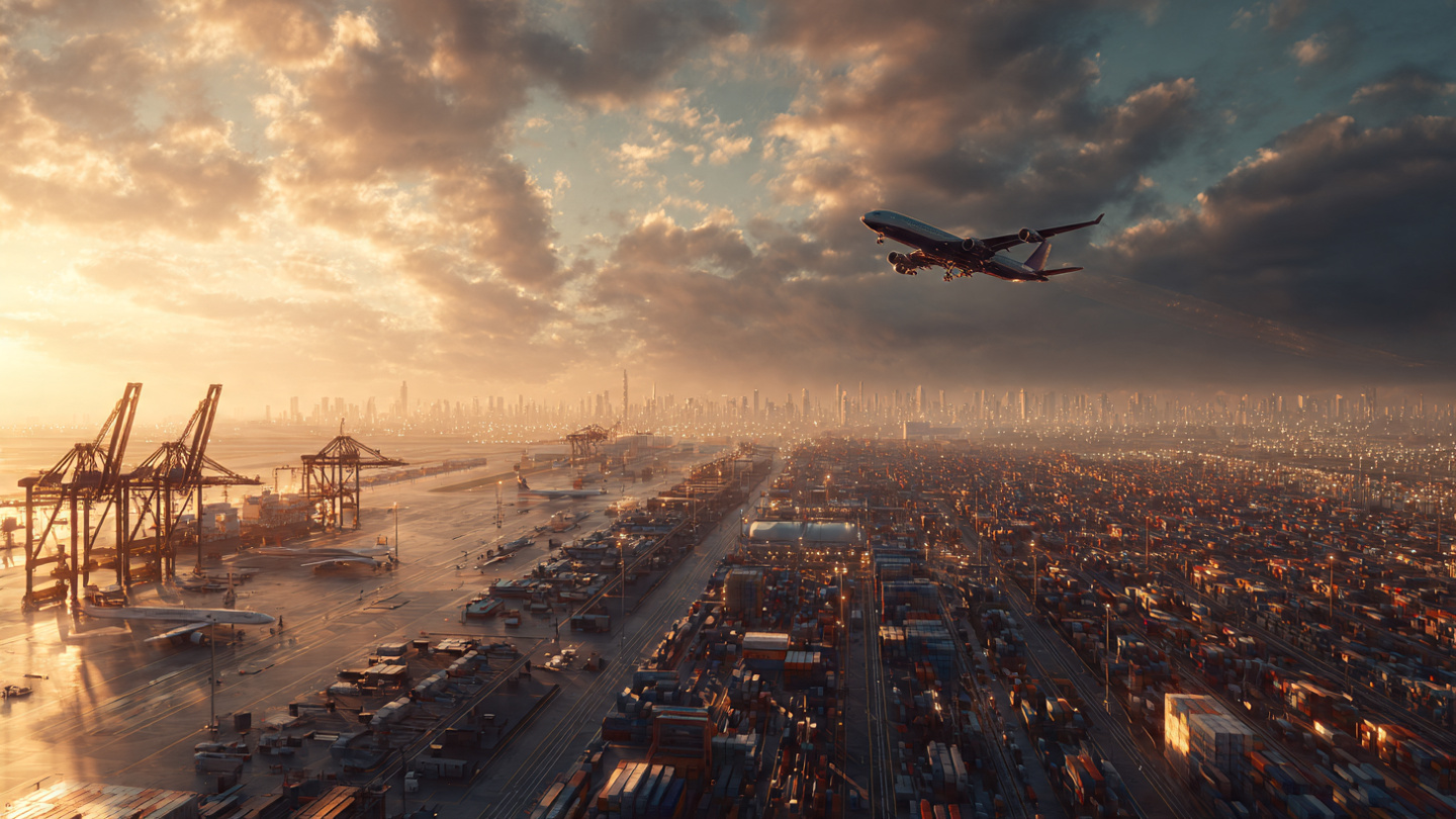 Cargo and logistics hub at Jewar Airport